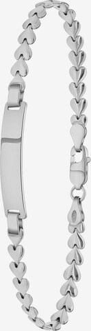 Lucardi Bracelet 'Minimalistisch' in Silver: front