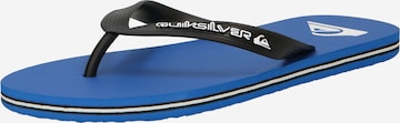 Tongs 'MOLOKAI' QUIKSILVER en bleu : devant