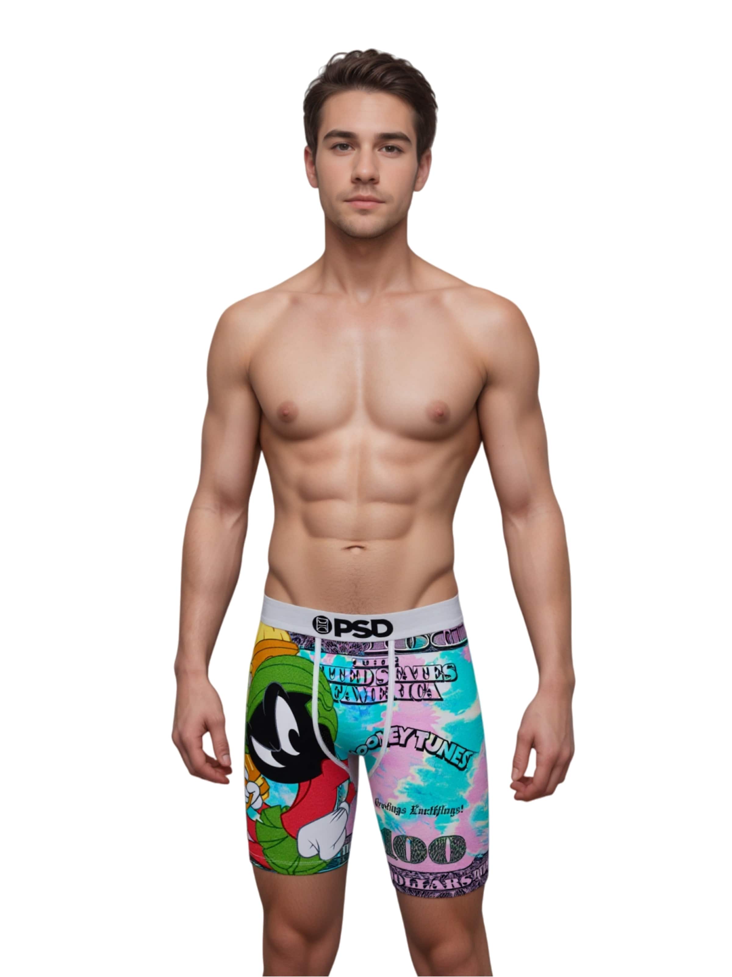 PSD Boxershorts 'Looney Tunes - Marvin 100' in Gemengde kleuren: voorkant
