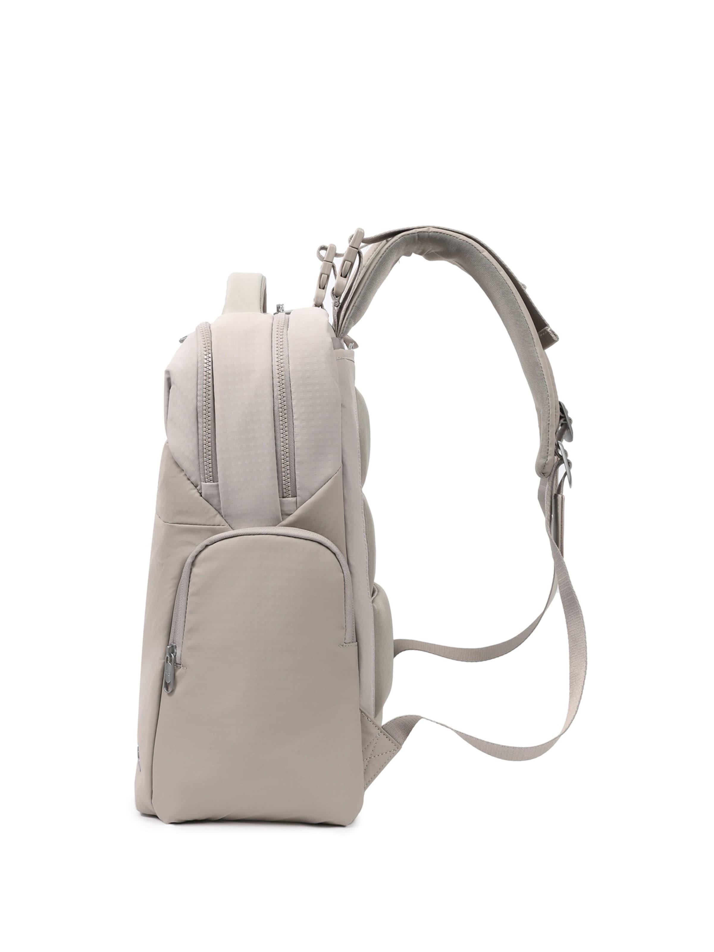 Hedgren Rugzak ' TSUTSUMI 23,6L ' in Beige: zijkant