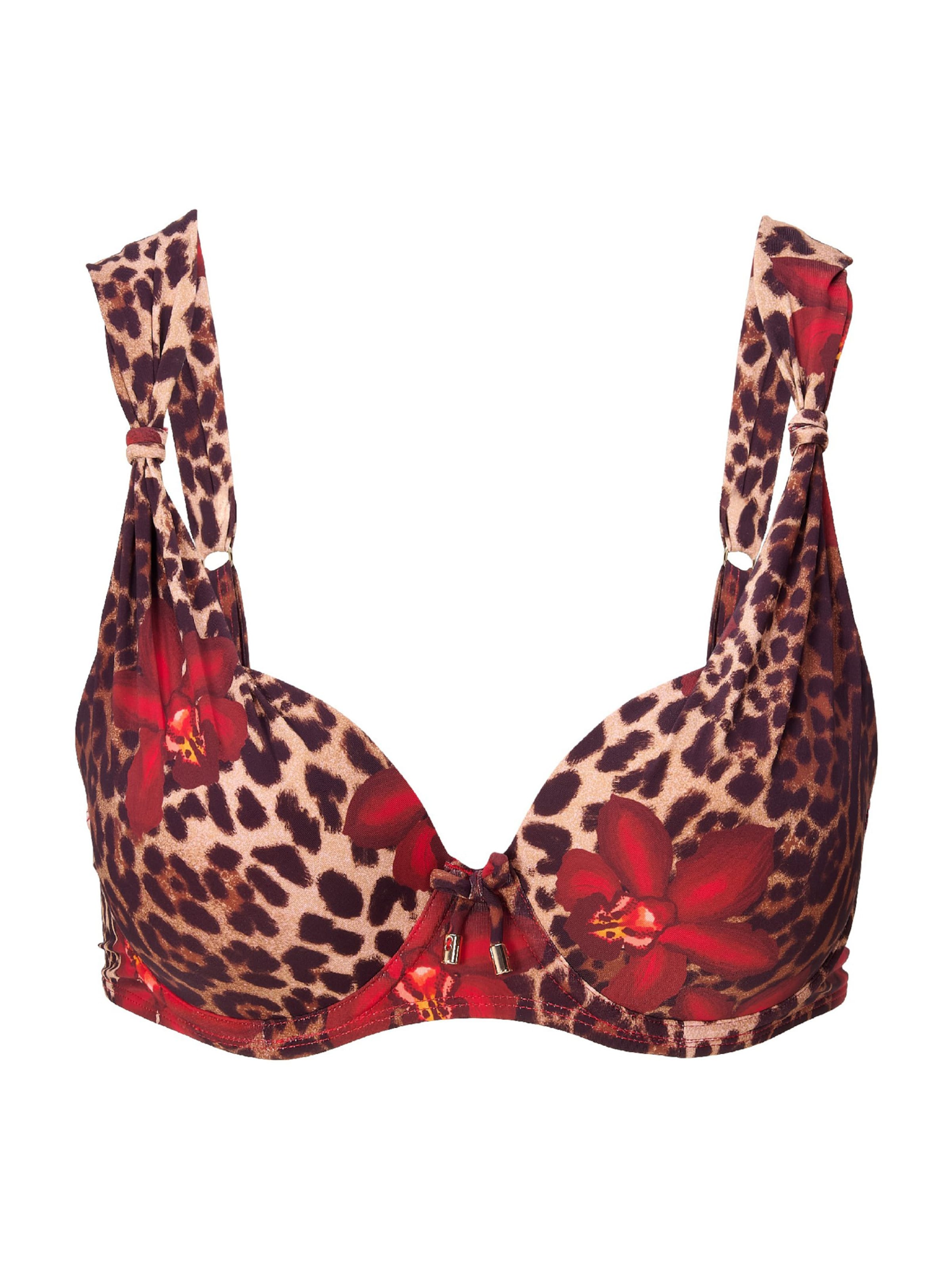 LingaDore - Clásico Top de bikini en beige: frente