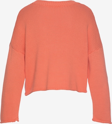 LASCANA Pullover in Orange