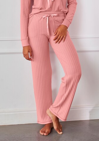 s.Oliver Loosefit Pyjamahose in Pink: Vorderseite