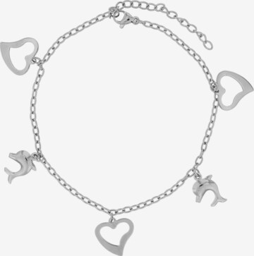 Akzent Fußschmuck 'Joliette, langlebig' in Silber: Vorderseite