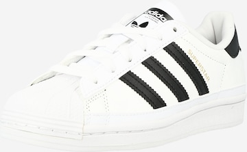 Sneaker 'Superstar' de la ADIDAS ORIGINALS pe alb: față