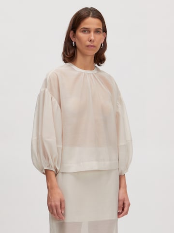 Camicia da donna 'Angely' di EDITED in bianco: frontale