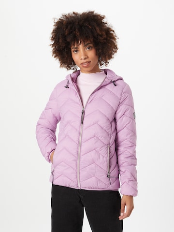 Fransa Between-Season Jacket 'PADMA' in Purple: front