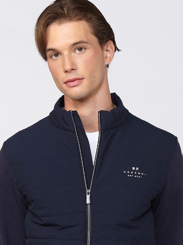 KOROSHI Between-Season Jacket in Blue