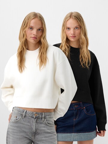 Bershka Mikina – černá: přední strana