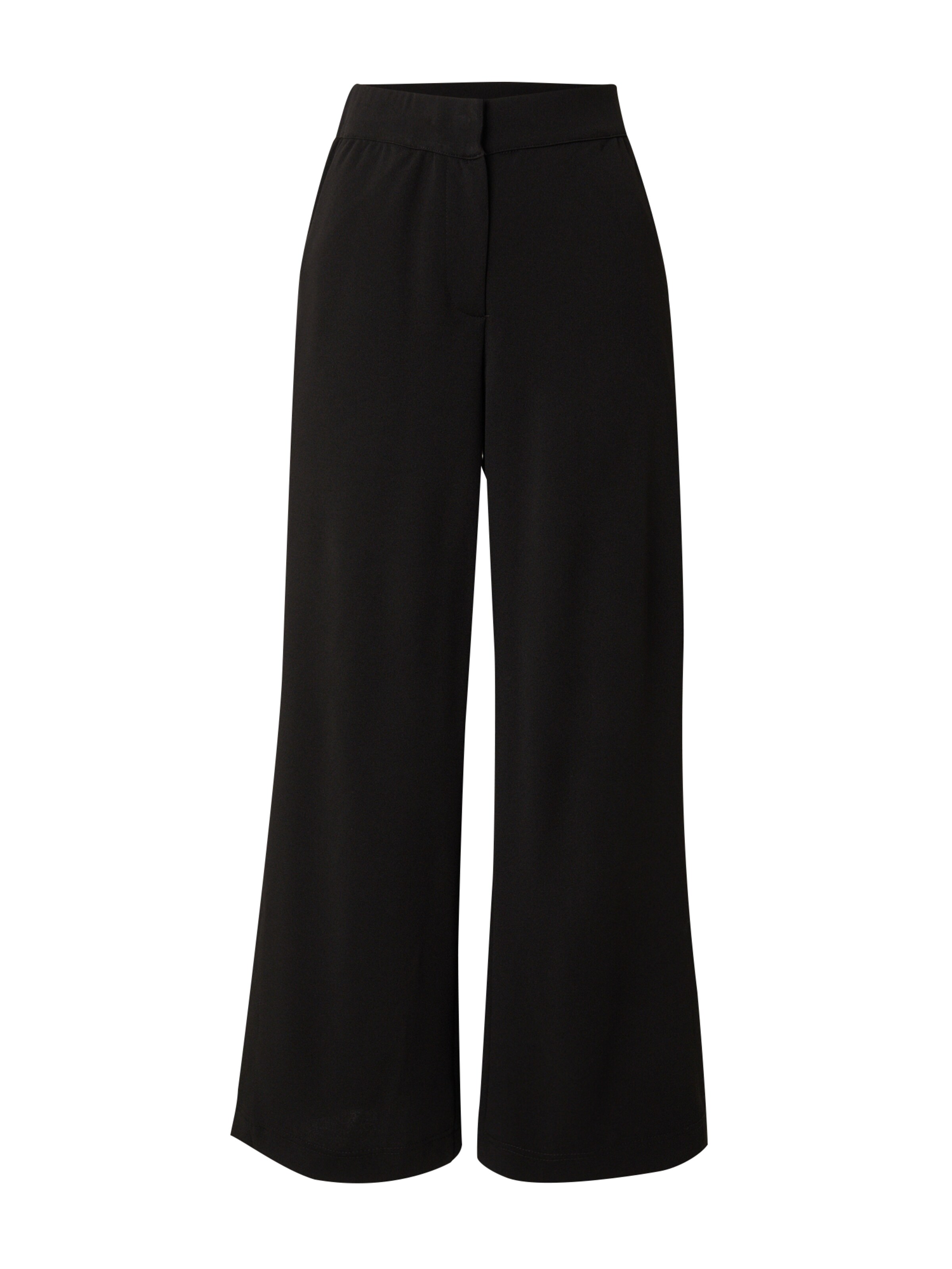 Warehouse Wide leg Trousers in Black: front