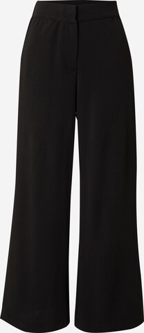 Warehouse Wide leg Trousers in Black: front