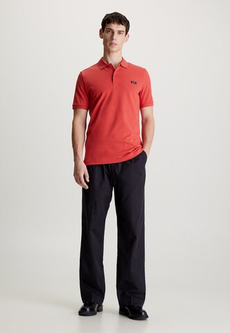 Calvin Klein Poloshirt in Rot