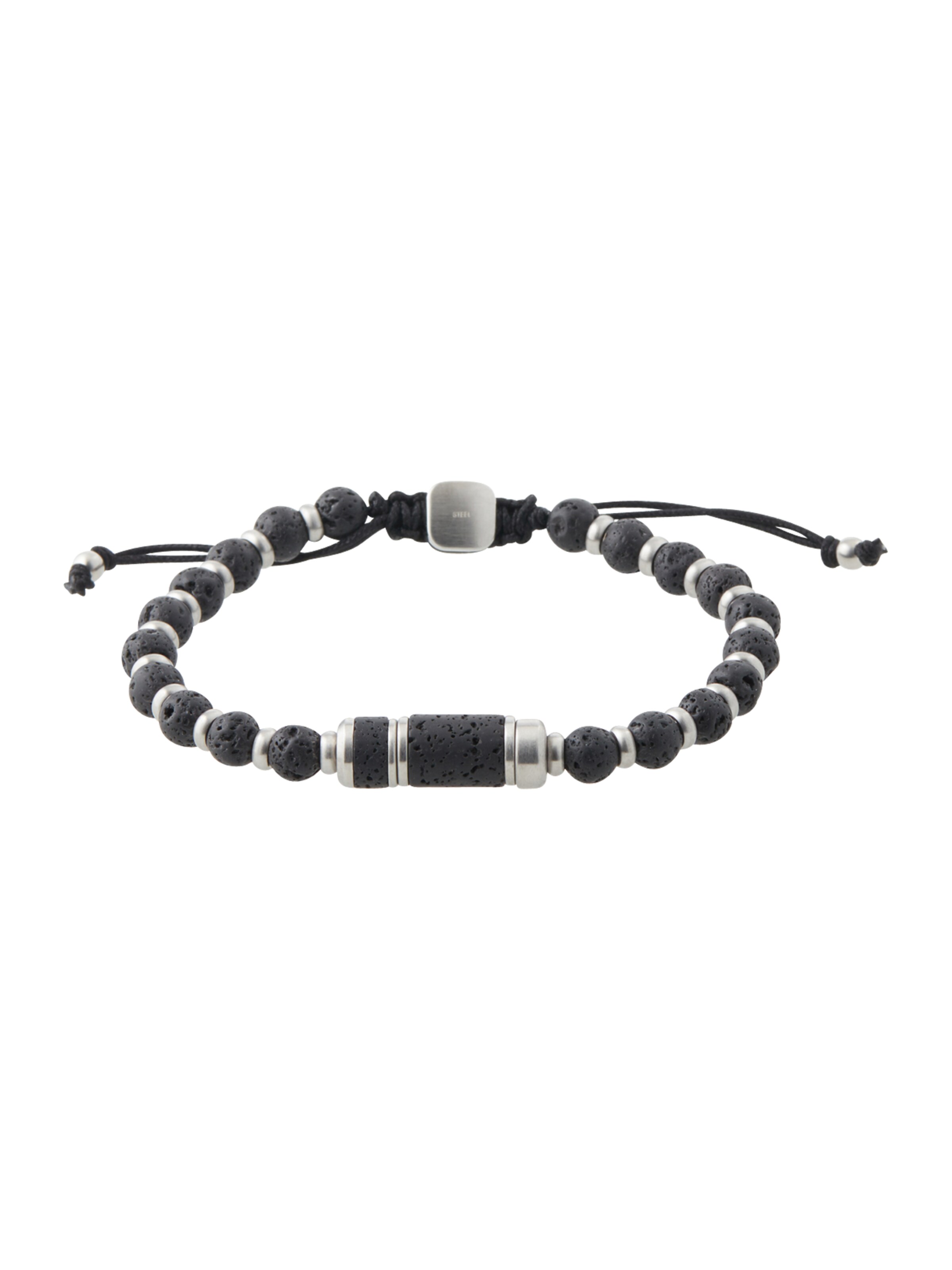 FOSSIL Armband in Grijs: voorkant