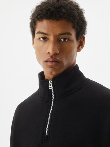 Sweat-shirt Pull&Bear en noir