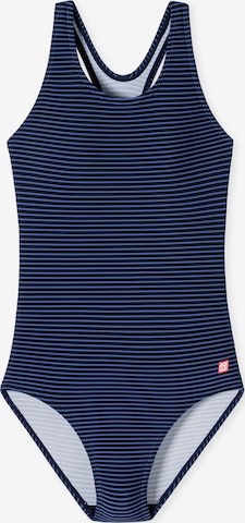 SCHIESSER Swimsuit 'Diver Dreams' in Blue: front