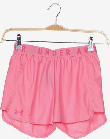 UNDER ARMOUR Shorts in XS in Pink: front