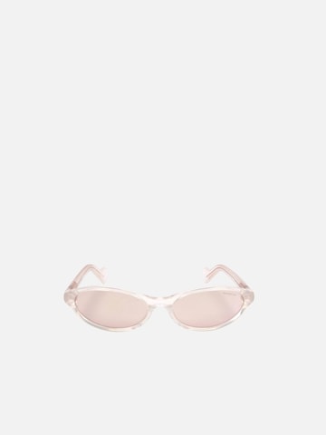 MONCLER Sunglasses 'Moncler ML0117 Shiny pink 58/17/135 Women Sunglasses' in Beige: front