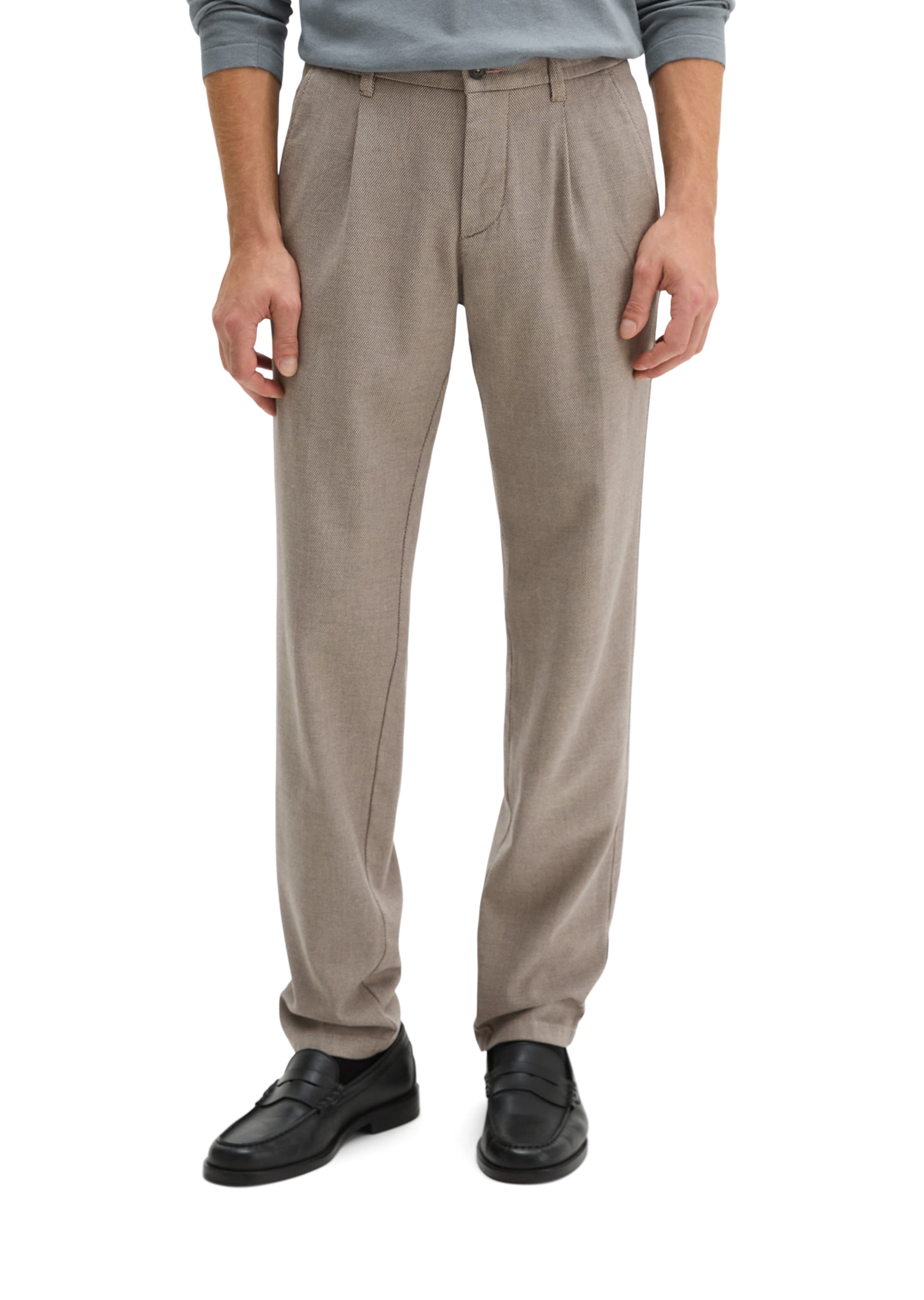 Marc O'Polo Slimfit Chinohose in Braun: Vorderseite
