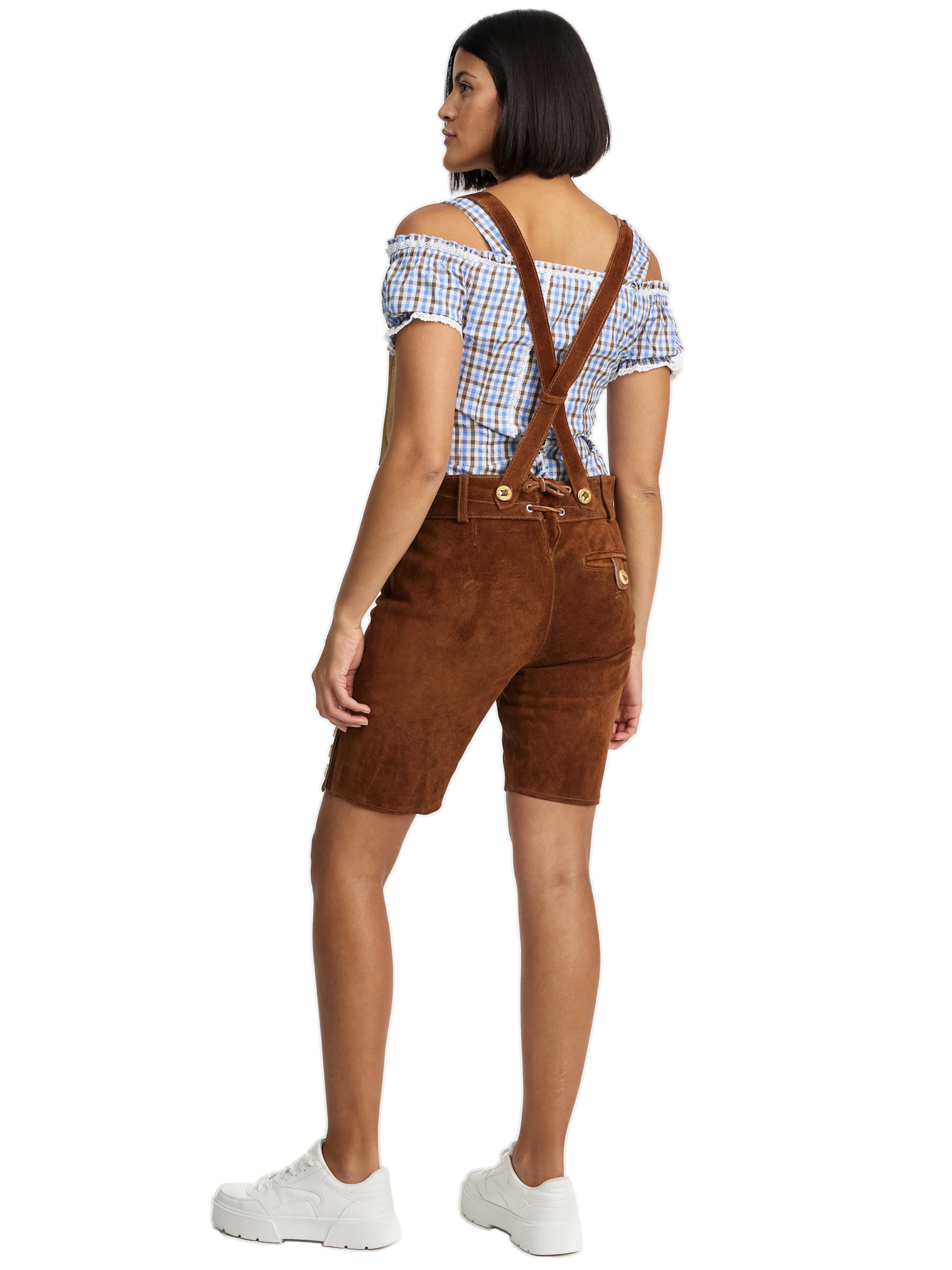 Steigenhöfer Regular Traditional Pants 'Annika' in Brown