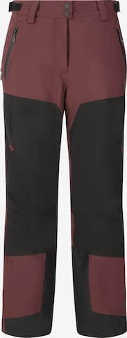 Whistler Regular Skihose 'Kingland' in Rot: Vorderseite