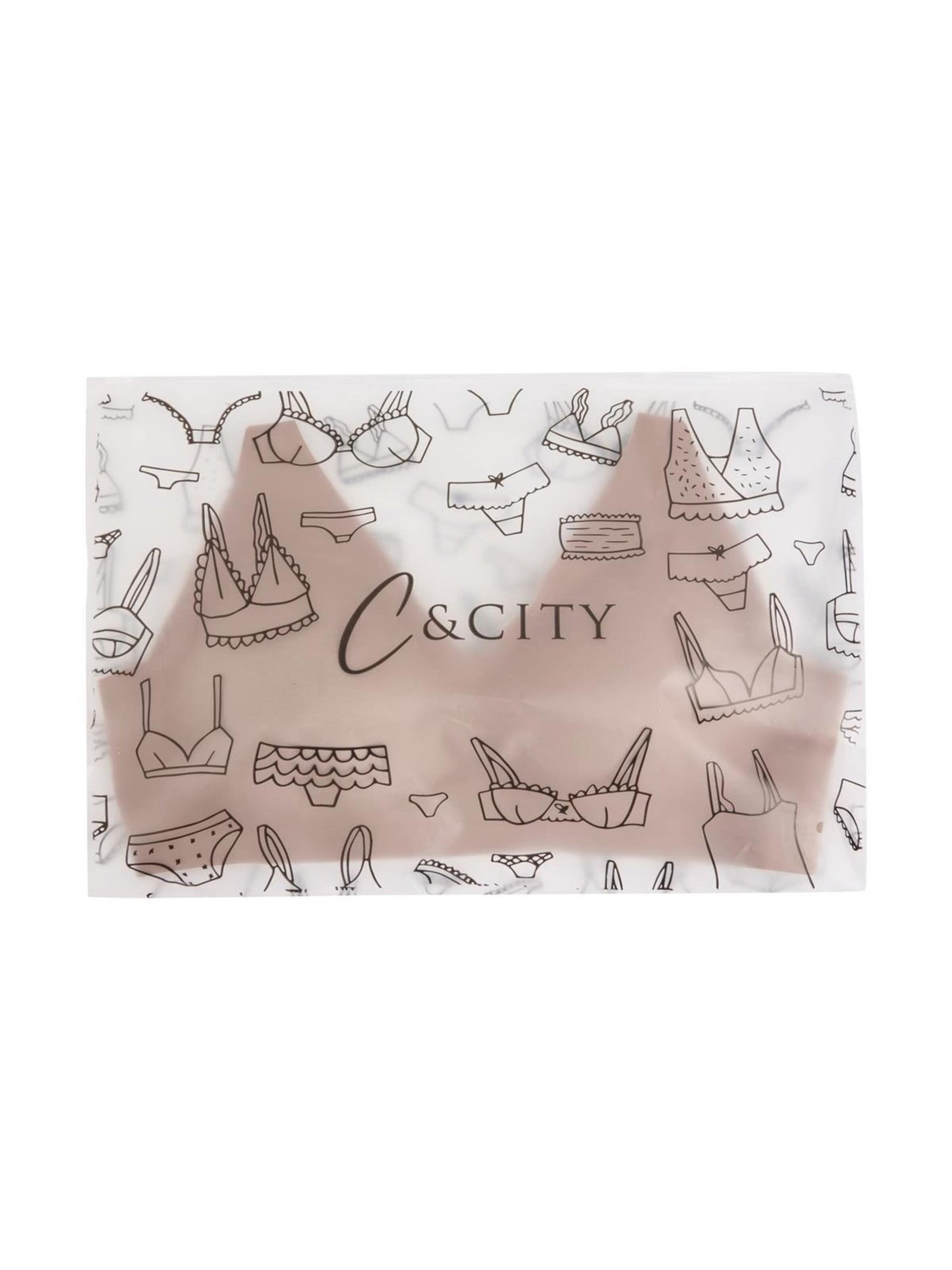 C&City Bandeau BH in Schwarz