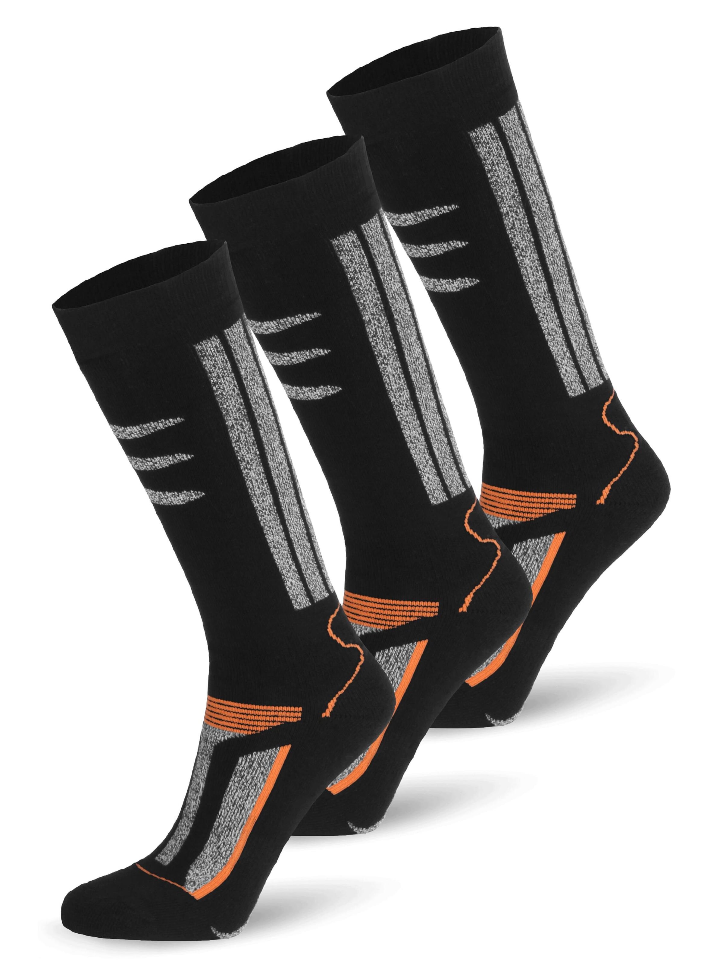 Chaussettes normani en noir : devant