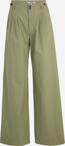 Only Tall Loose fit Pleat-Front Pants 'ETTIE' in Green: front