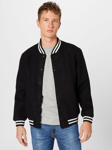 BURTON MENSWEAR LONDON Between-season jacket in Black: front