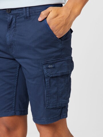 BLEND Regular Cargo Pants in Blue