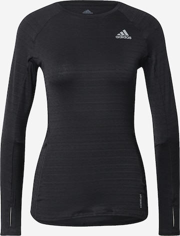 melns ADIDAS SPORTSWEAR Sporta krekls: no priekšpuses