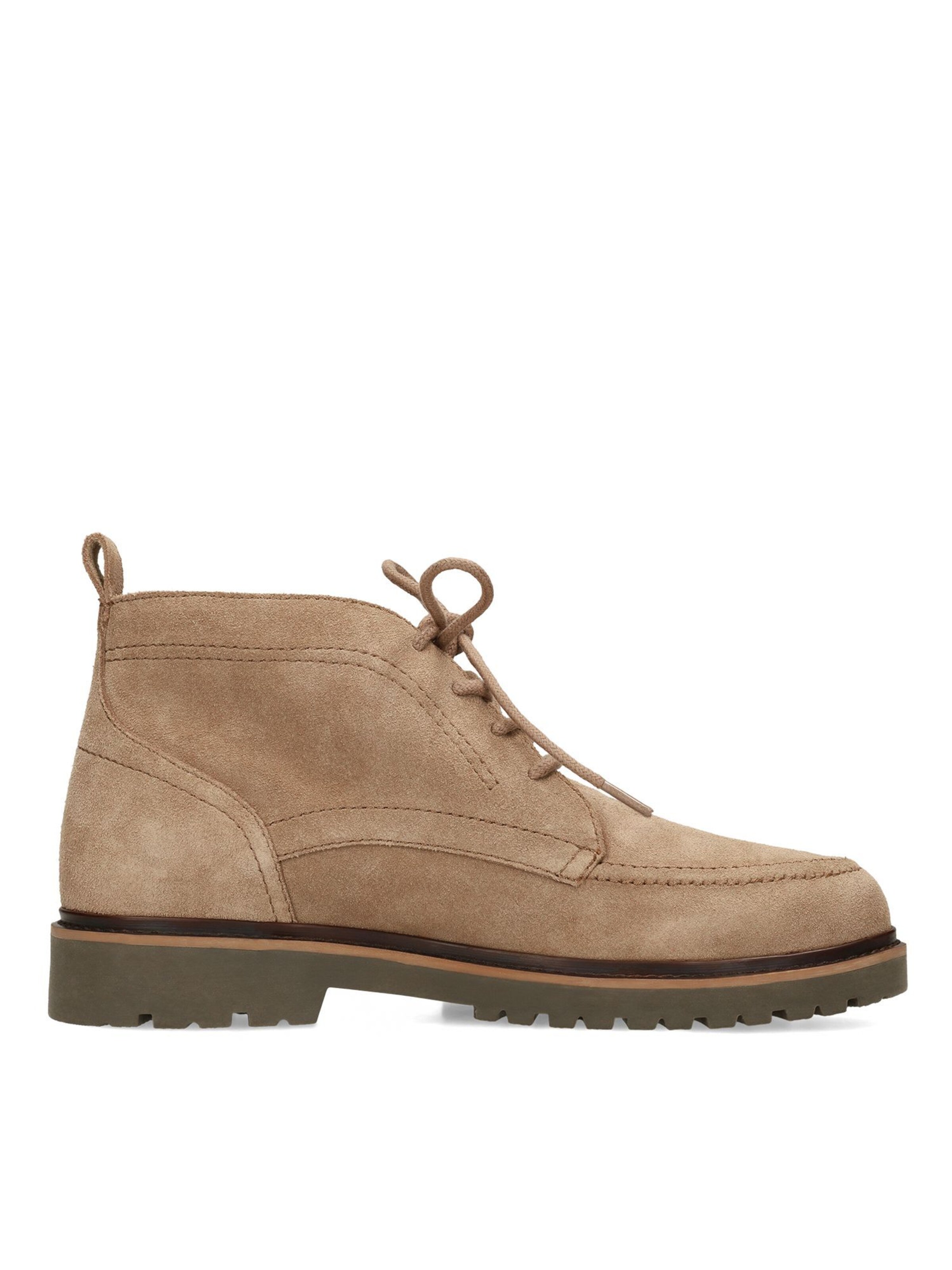 MANFIELD Lace-Up Boots in Brown