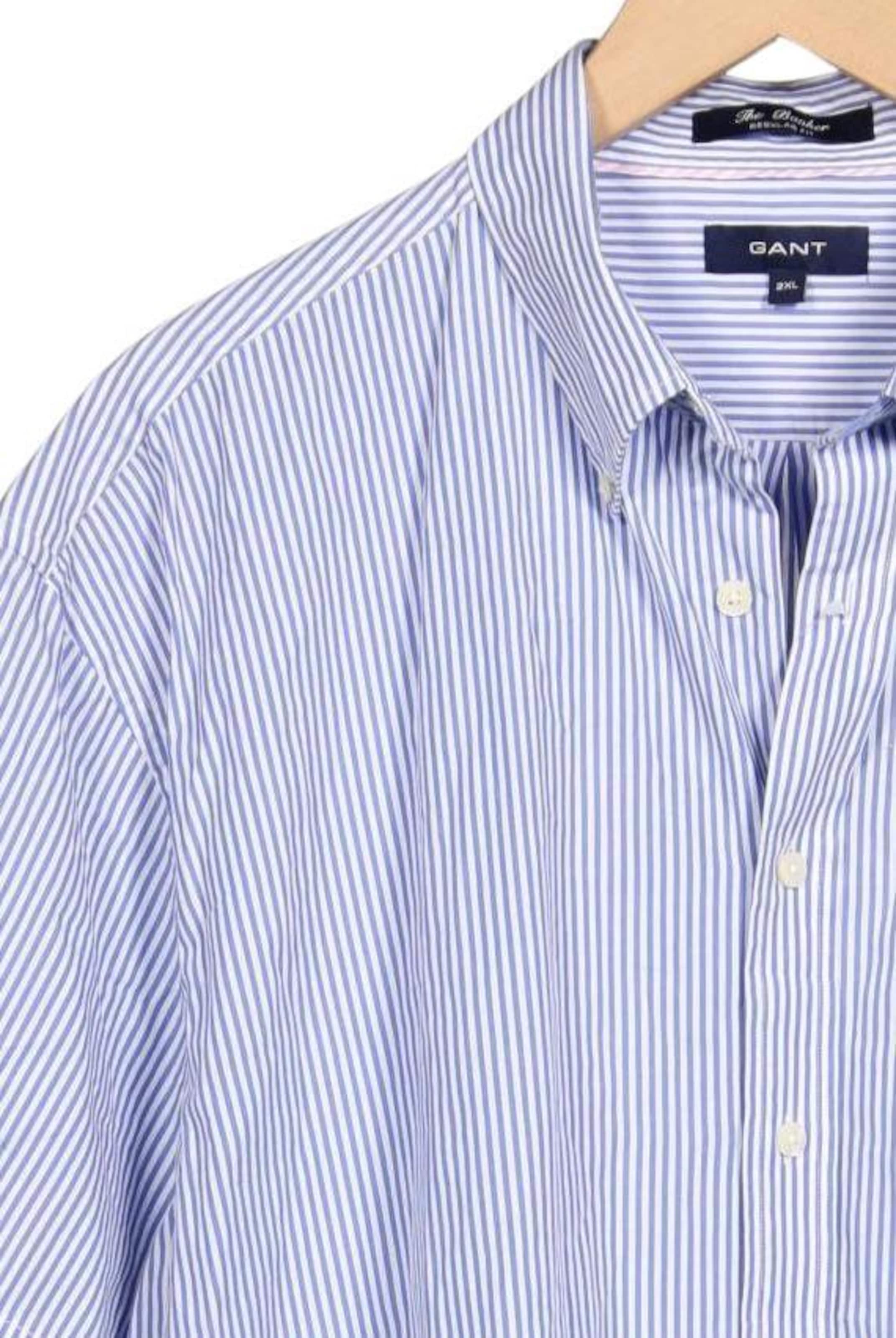 GANT Button Up Shirt in XXL in Blue