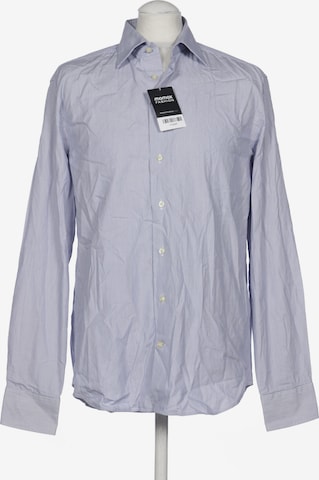 RENÉ LEZARD Hemd M in Blau: Vorderseite