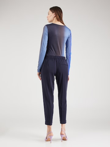Coupe slim Pantalon à plis 'HOYS' Samsøe Samsøe en bleu