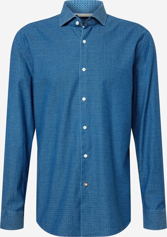 BOSS Klasický střih Košile – modrá: přední strana