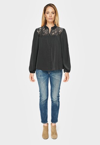 Le Temps Des Cerises Blouse 'ARIELLE' in Black