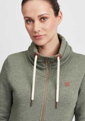 Oxmo Zip-Up Hoodie 'Vicky' in Green