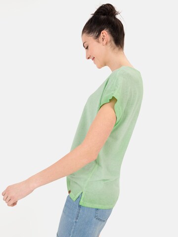 CAMEL ACTIVE T-Shirt aus softem Modal und Baumwolle in Grün
