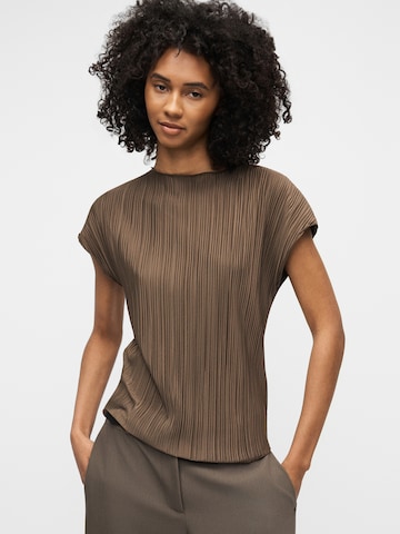 Samsøe Samsøe Тениска 'Uma' в кафяво