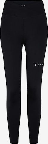 Skinny Pantalon de sport 'Eider' Born en noir : devant