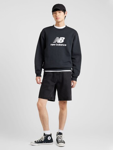 new balance Sweatshirt 'Essentials' in Schwarz
