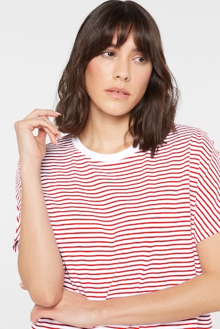 SENSES.THE LABEL Sleeveless Streifenshirt TOL:FA in Rot