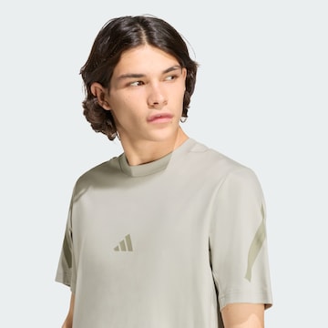 ADIDAS SPORTSWEAR - Camisa funcionais 'Z.N.E.' em verde