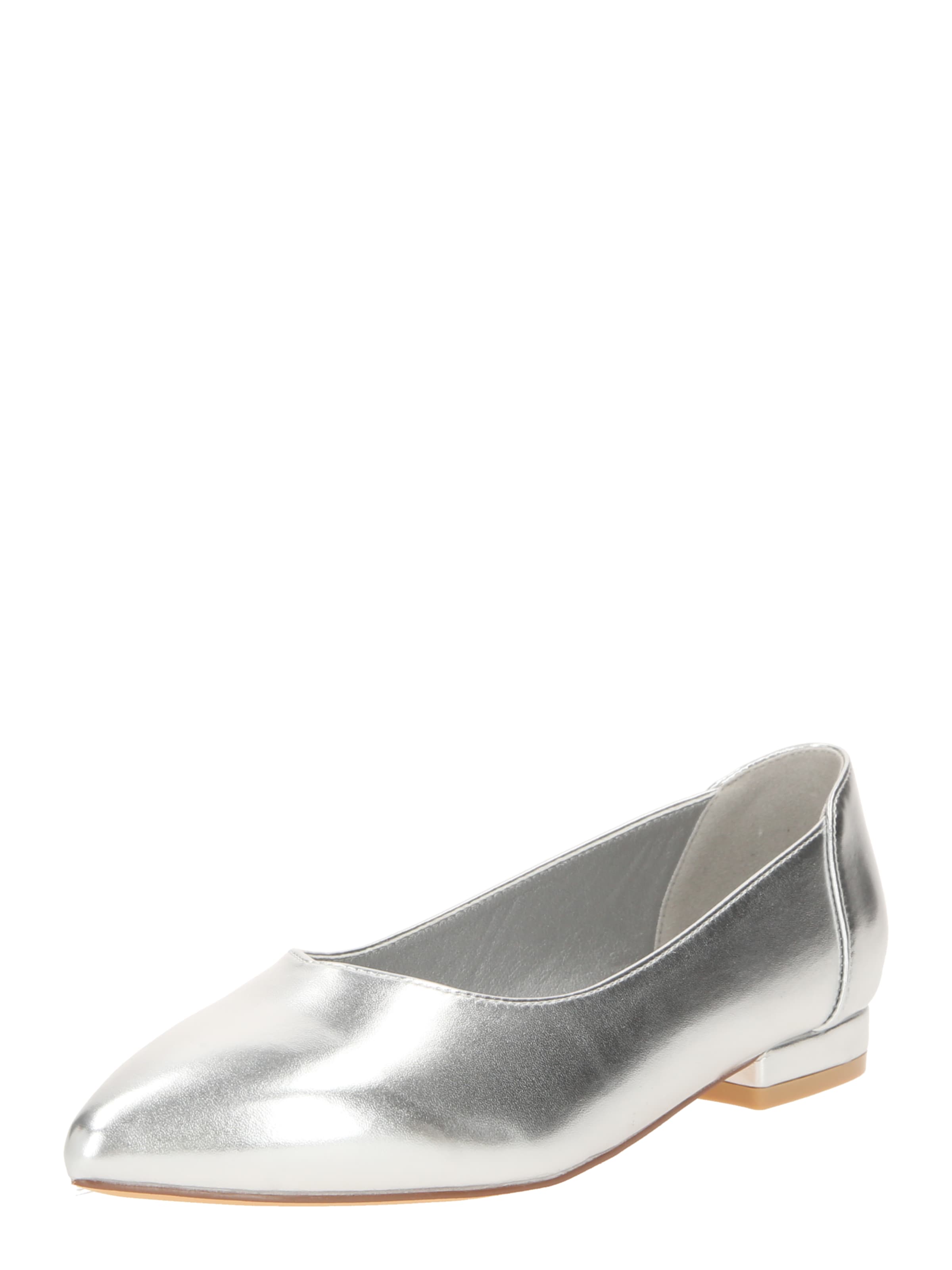 ABOUT YOU Baleriny &#x27;Joline&#x27; w kolorze srebrny: przód
