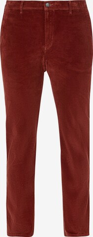 Charles Colby Regular Pants 'Baron Clyde' in Brown: front