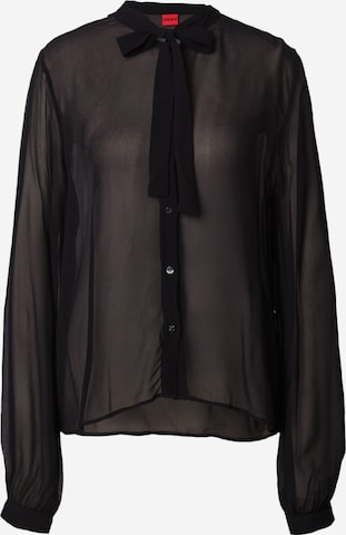 HUGO Red Blouse 'Emyana' in Black: front