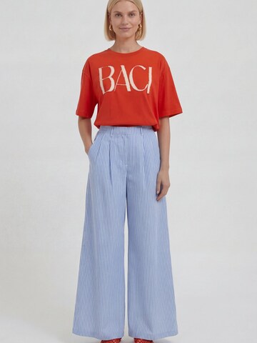OUI Wide Leg Hose in Blau