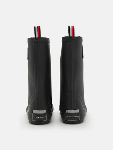 TOMMY HILFIGER Gummistiefel 'RUDY' in Schwarz