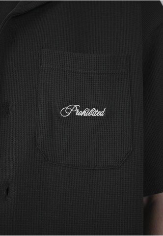 Prohibited Comfort Fit Hemd 'Seaside' in Schwarz