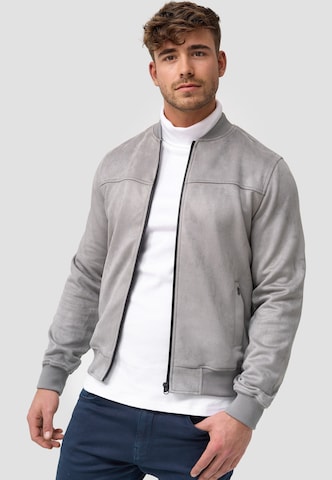 INDICODE JEANS Between-Season Jacket 'Ibon' in Grey
